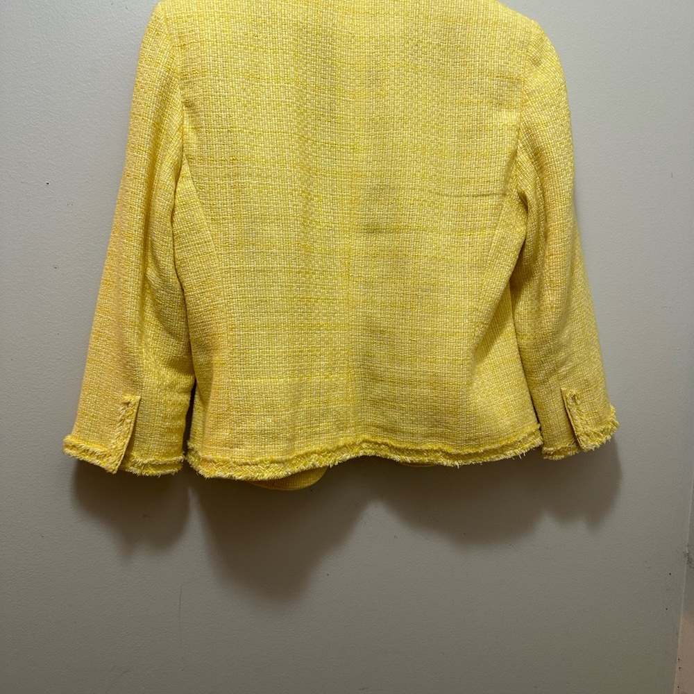 Worthington Yellow Textured Jacket - Picture 4 of 4